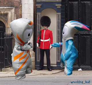 Illustration for article titled A Roundup Of London Olympic Mascot Photoshop Fun (UPDATES!)